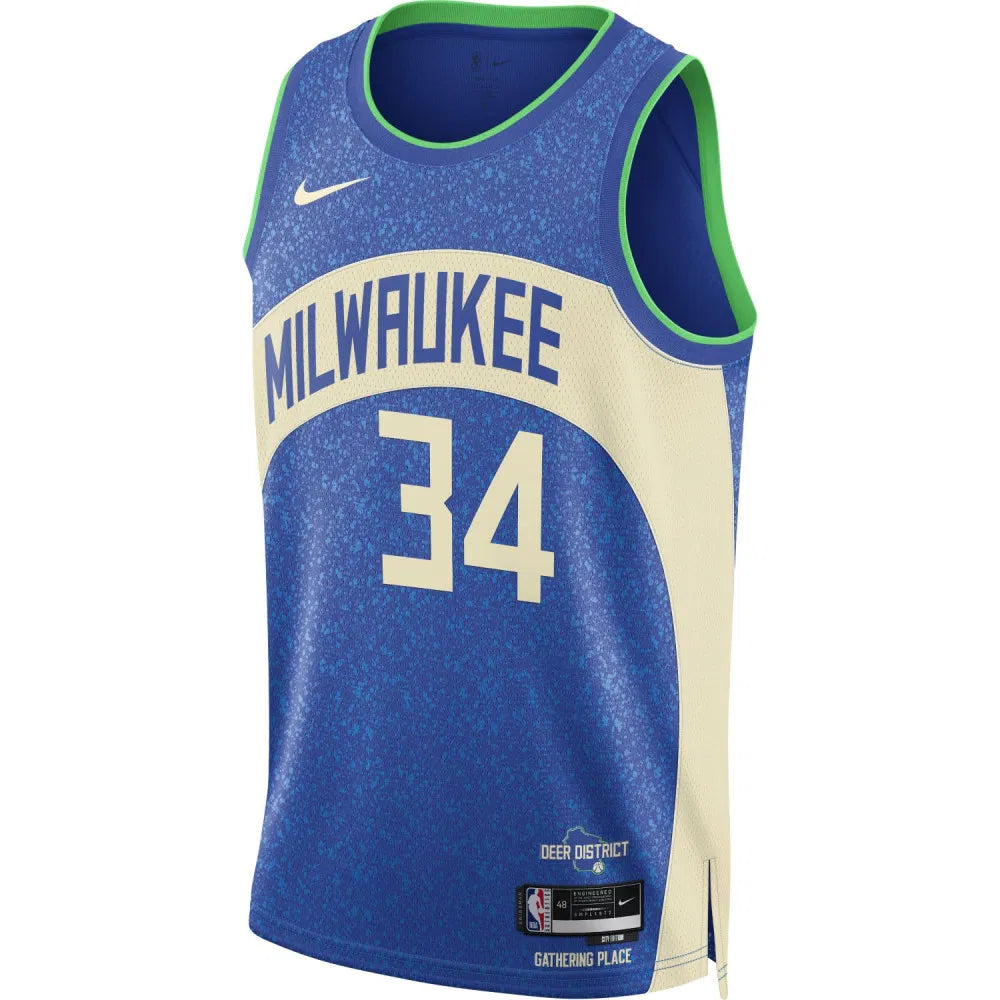 Maillot Milwaukee Bucks Giannis Antetokounmpo City Edit