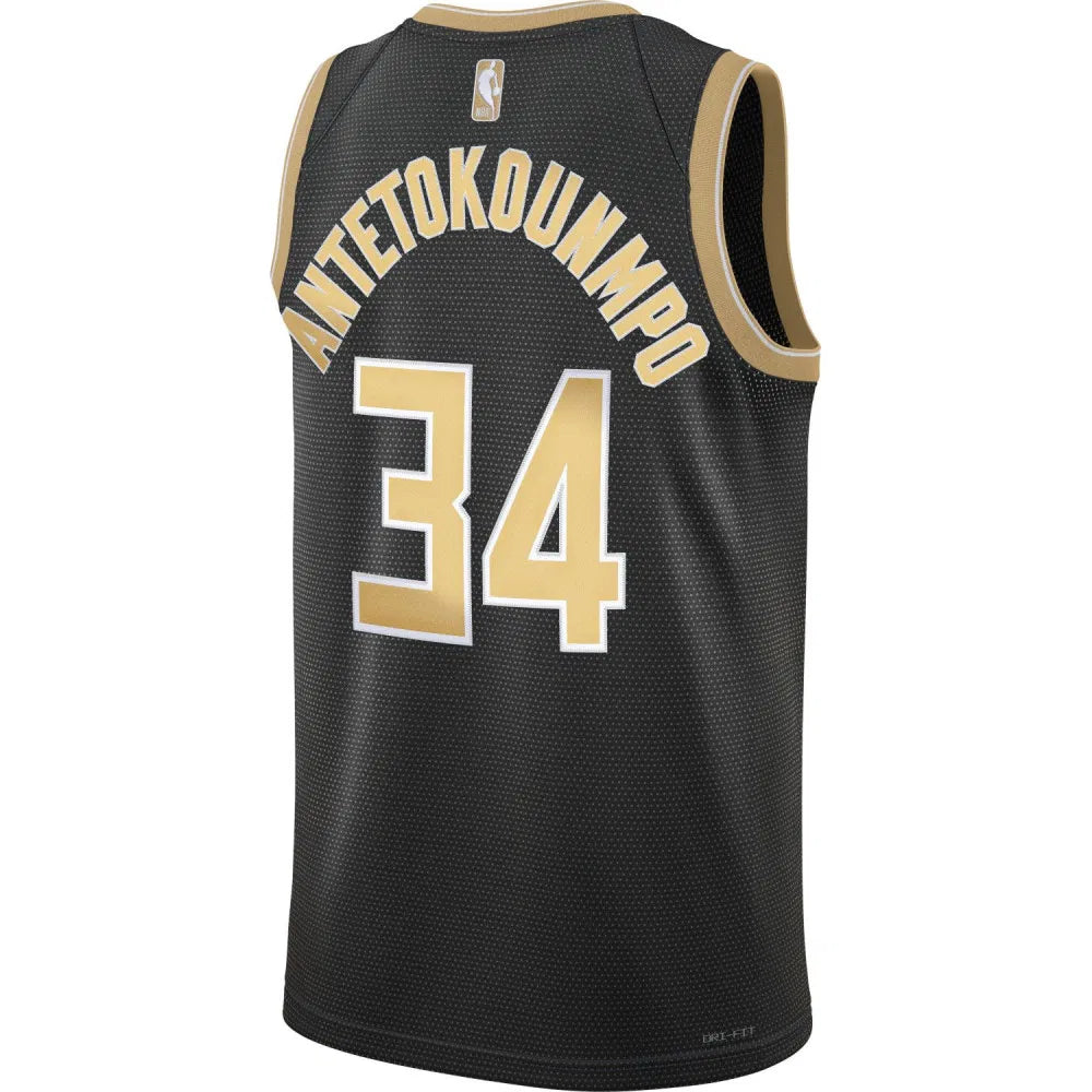 Maillot Milwaukee Bucks Giannis Antetokounmpo Selected Series Black