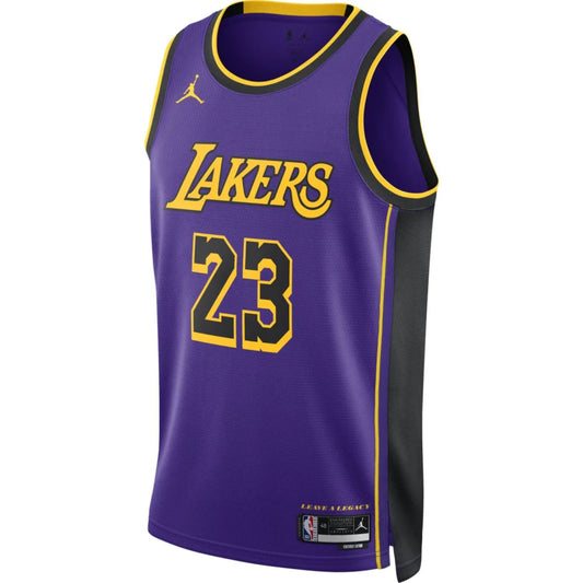 Maillot Los Angeles Lakers Lebron James Jordan Statement Edit