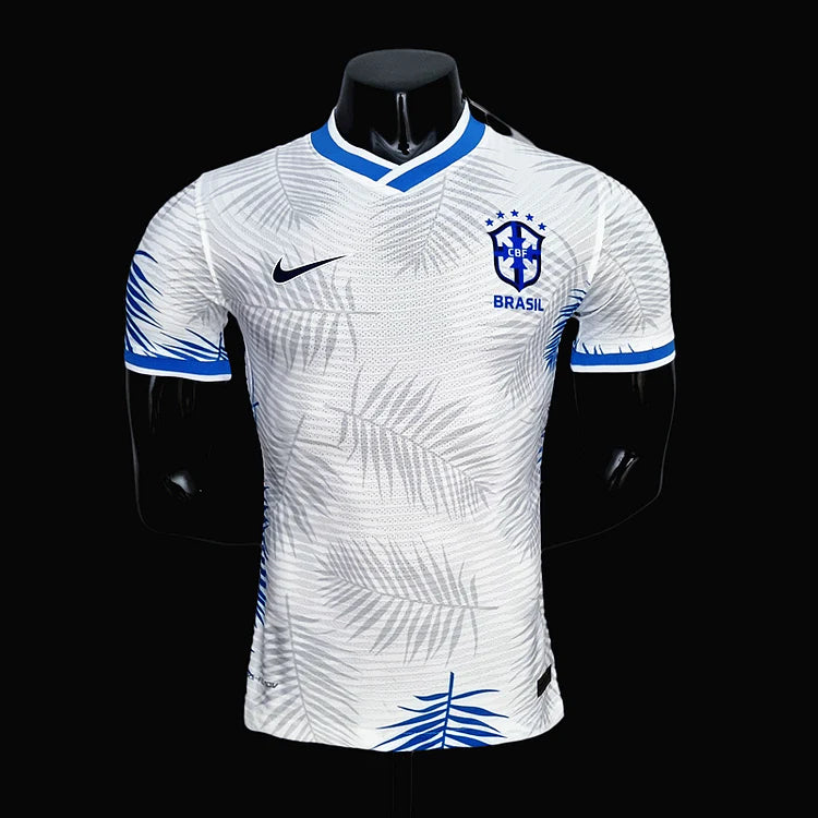 Maillot Concept Brésil Blanc Feuilles