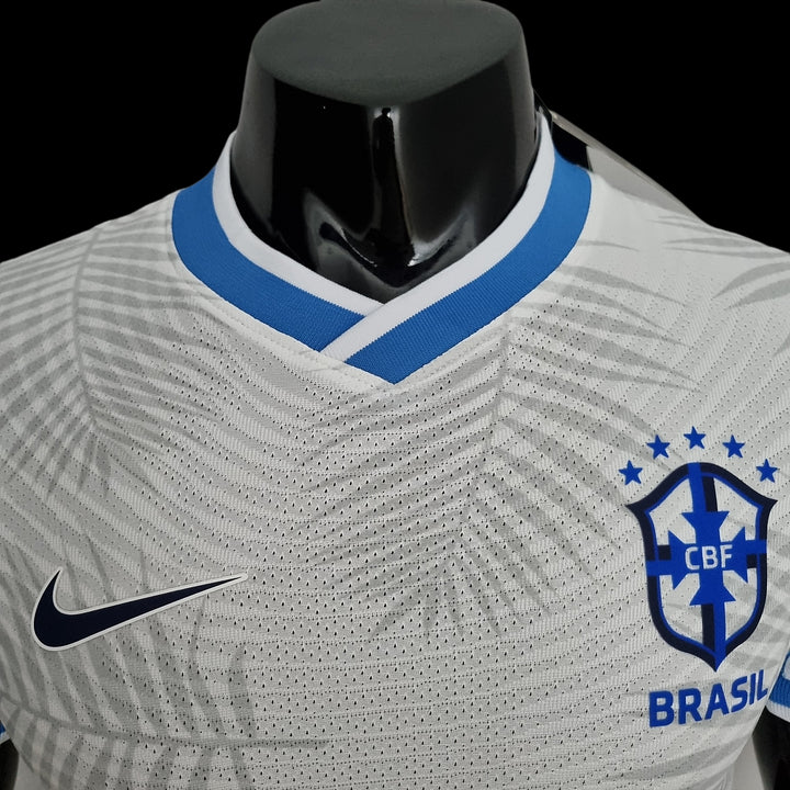 Maillot Concept Brésil Blanc Feuilles